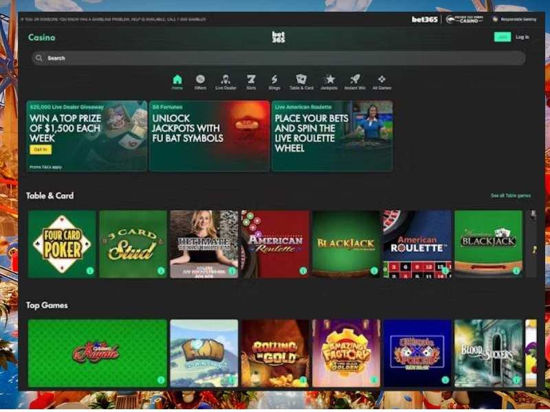 Play Crazy Time at Bet365 Casino