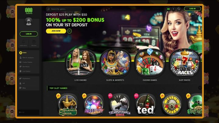 Available deposit methods at 888 Casino